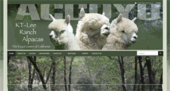 Desktop Screenshot of ktleeranchalpacas.com